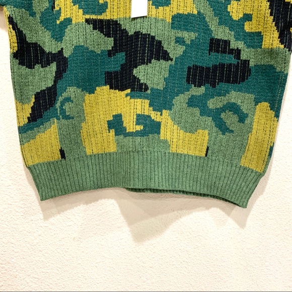 Plus Size Camo Sweater (NWT) - Picture 5 of 8